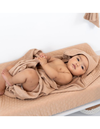 Cape de bain 90x90 terry - Beige