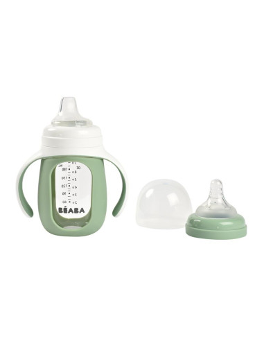 Biberon d'apprentissage 210ml 2en1...