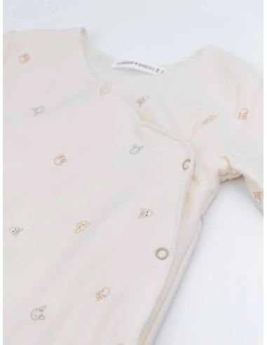 Pyjama avec pieds Pure bambou -...