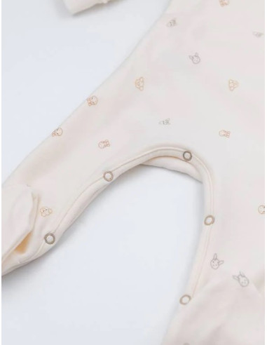 Pyjama avec pieds Pure bambou -...