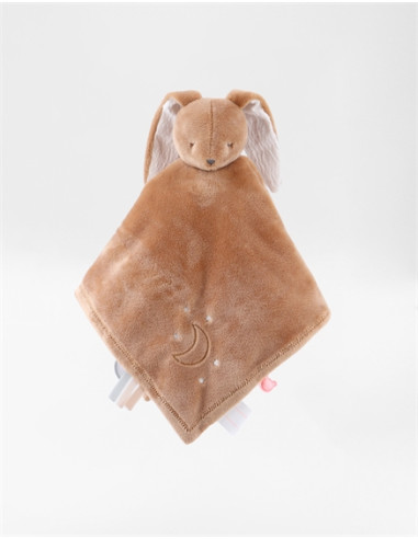 Doudou jour & nuit Moka - Brun/Ecru