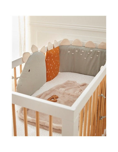 Tour de lit et protège barreaux Dino...