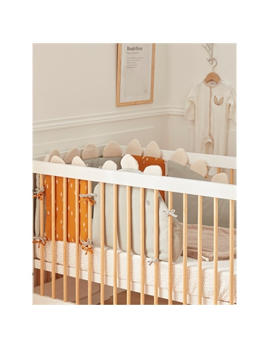 Tour de lit et protège barreaux Dino...