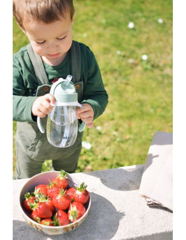 Tasse avec paille 300 ml - Sage Green