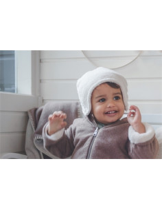 Bonnet bébé Malmo pebble -... 2