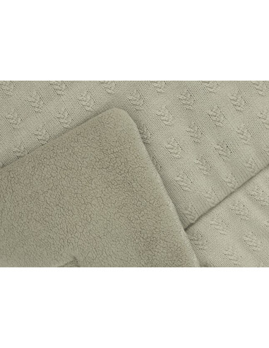 Tapis de parc 75x95cm Grain knit - Olive
