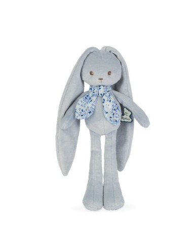Peluche lapin pantin 25cm - Bleu
