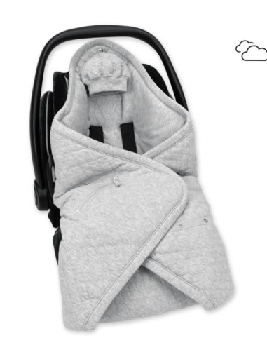 Biside pady quilted jersey - Grey