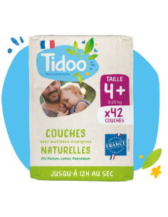 Couches jetables Tidoo Bio...