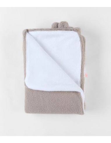 Couverture 75x100 Noukies Sherpa - Taupe