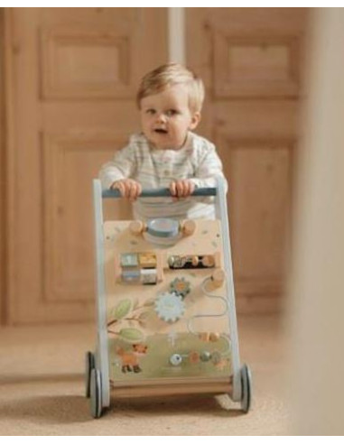 Chariot de marche d'activités bois...