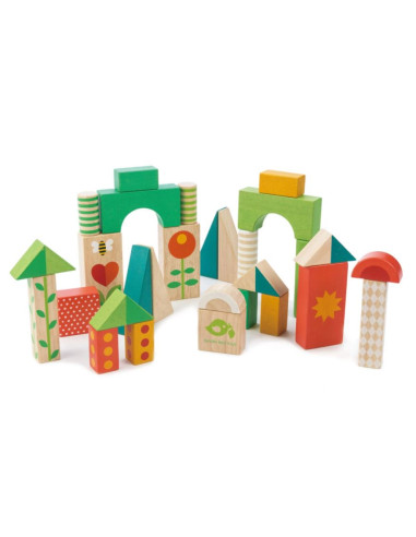 Chariot de marche en bois