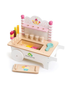 Chariot de crème glacée en...