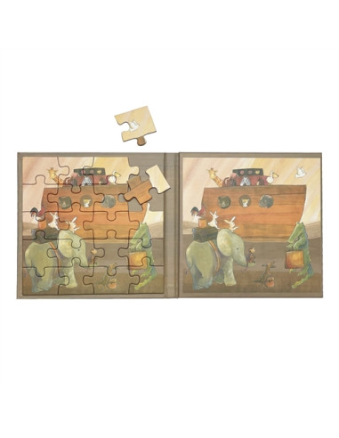 Puzzle magnétique 2pces - Arche de Noé