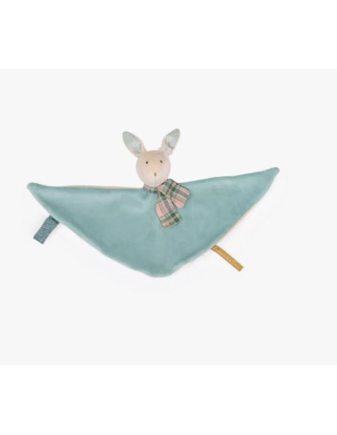 Doudou lapin Bleu - La petite école...