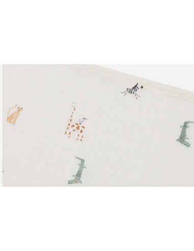 Tetra mousseline 70x70cm 3pces -...