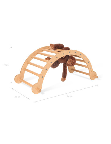 Arc d'escalade et balançoire - Kari