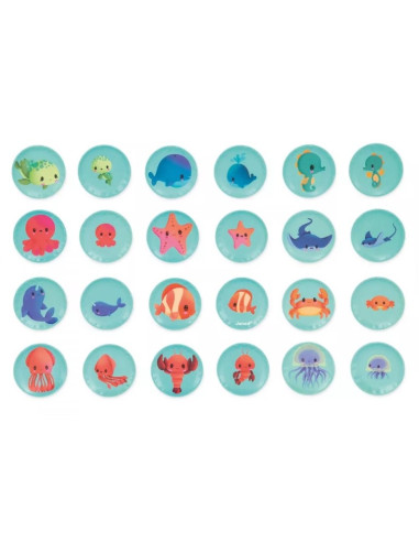 Mémo de bains - Mes bébées animaux