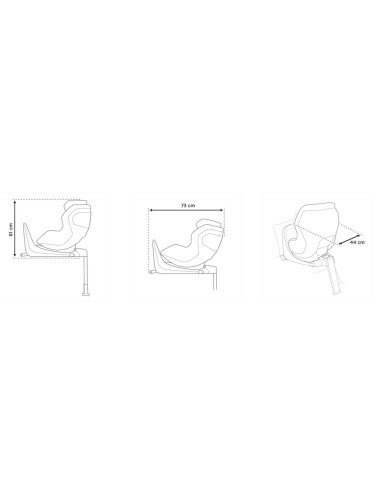 Siège auto Thule gr.0+/1 Elm - Mid Blue