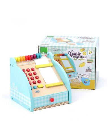 Caisse enregistreuse en bois
