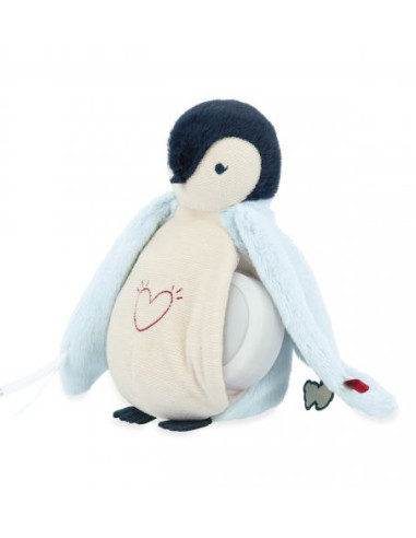 Veilleuse peluche Manchot - Bleu
