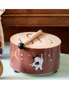 Tambour en bois - Aprés la... 2