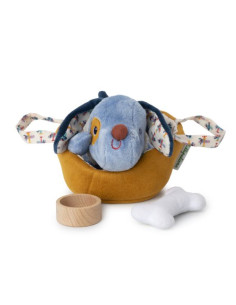 Jules le chien et son panier