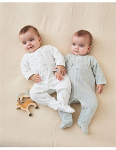  Lot de 2 Pyjamas velours -...