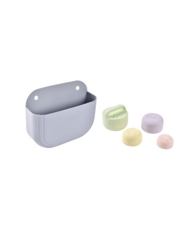 Coffret de bain de bain silicone -...