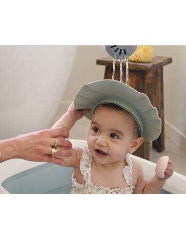 Visière de bain silicone - Vert de gris