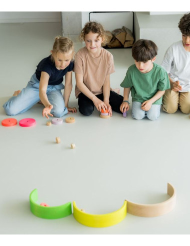 Arc en ciel Grimms - Vert néon