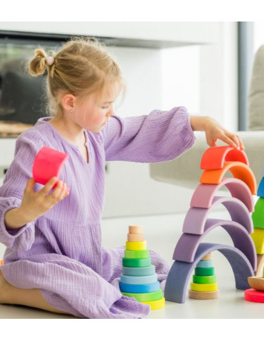 Arc en ciel Grimms Rose néon