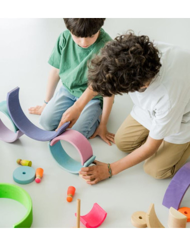 Arc en ciel Grimms Rose néon