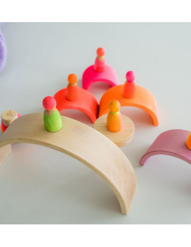 Arc en ciel Grimms Rose néon