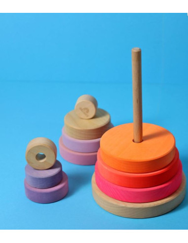 Tour empilable - Rose Néon