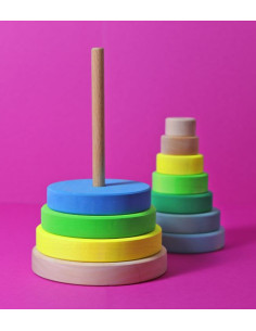 Tour empilable - Vert Néon 2