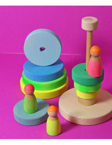 Tour empilable - Vert Néon