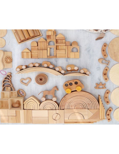 Arc en ciel Grimm's 6 pcs - Natur