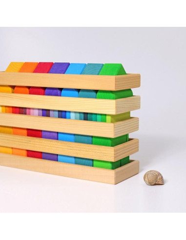 Formes et couleurs 70pcs Grimm's