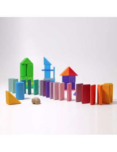 Formes et couleurs 70pcs Grimm's