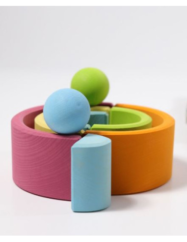 Arc en ciel Grimm's 6 pcs - Pastel