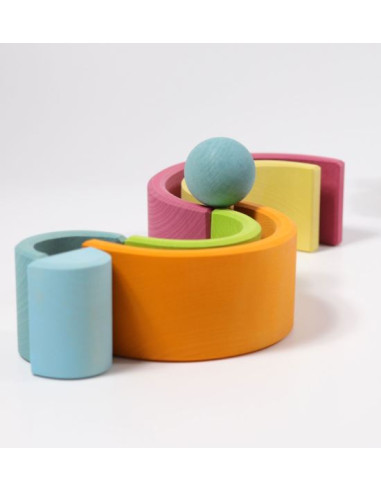 Arc en ciel Grimm's 6 pcs - Pastel