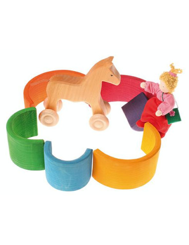 Arc en ciel Grimm's 6 pcs Coloré