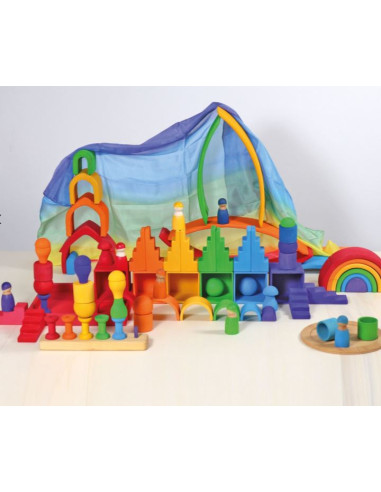Arc en ciel Grimm's 6 pcs Coloré