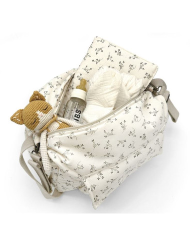 Sac à langer Camilia - Olive Bloom