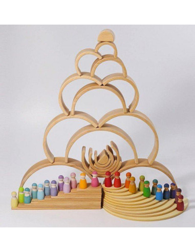 Arc en ciel Grimms Natural 12pc - Large