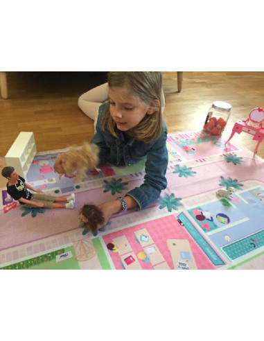 Tapis de jeu - Métiers de poupées