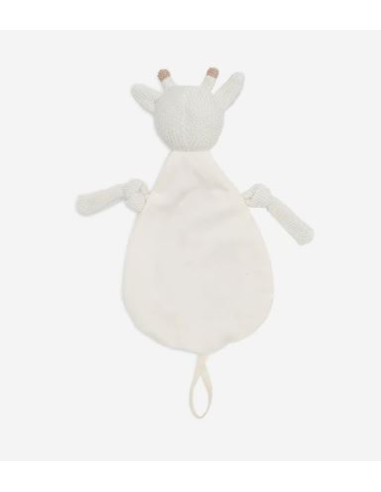 Doudou attache sucette Tricoté - Girafe