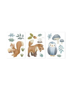 Stickers muraux 3 feuilles...