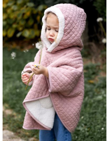 Poncho de voyage pady quilted jersey...